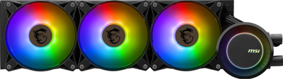 Ftohës uji për CPU MSI MAG CoreLiquid E360, 360mm, ARGB, i zi