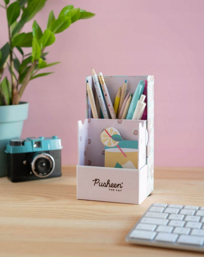 Mbajtëse lapsash dhe telefoni Pusheen Foodie Collection, karton i trashë, 22.5 x 9.5 x 4 cm, shumëngjyrëshe