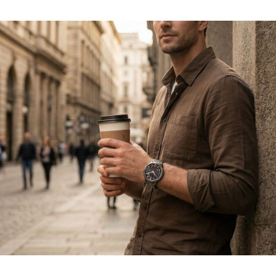 Ora e mençme Gravity GT42 2, AMOLED 1.73", Bluetooth 5.3, e zezë