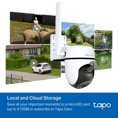 Kamerë sigurie jashtë TP-Link Tapo C501GW, Pan Tilt, 4G LTE, e bardhë
