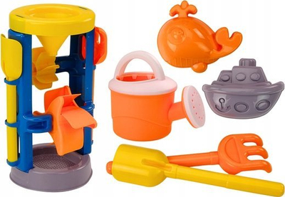 Set lodrash rere XKids, mulli i madh, lopatë dhe harkë, shumëngjyrësh