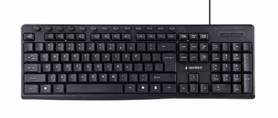 Tastierë universale Gembird KB-UM-107, USB, e zezë