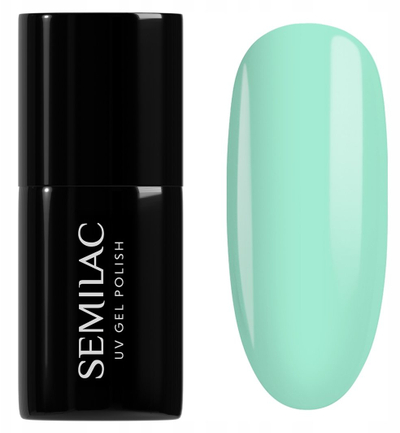 Llak hibrid Semilac 972 Mint to Be, 7ml, ngjyrë mente