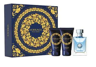 Set Versace Pour Homm: EDT 50 ml + xhel dushi 50 ml + balsam pas rroje 50 ml