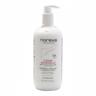 Ujë micelar Noreva Universal Dermocleansing, për gjithfarë lëkure, 500 ml