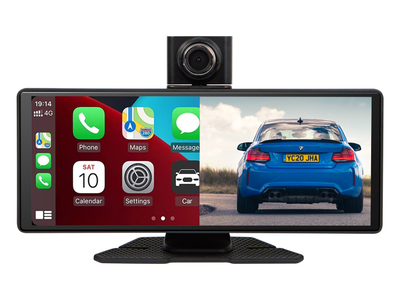 Radio makine multimediale Android Auto CarPlay, ekran me prekje, kamerë pasme, e zezë