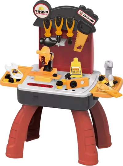 Set lojërash Maksik Workbench, 39 pjesë, për fëmijë 3+, shumëngjyrësh