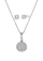 Set varëse dhe vathë Fossil Core Gifts JGFTSET1081, i argjendtë