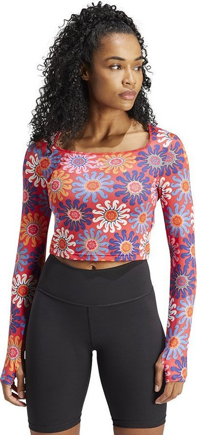 Bluzë Adidas Farm Crop LS IM2361, me mëngë të gjata, për femra