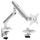 Држач за монитор Ergo Office ER-751, 17-32\", 9kg, бела/сребрена