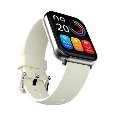 Smartwatch HiFuture FutureFit Zone 2, ekran 1.96", IP68, bezhë