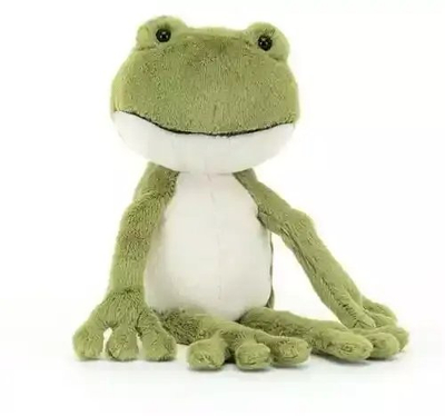 Lodër pelushi Little Frog, bretkosë, 28cm, jeshile