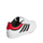 Këpucë për kalamoj Adidas Hoops 4.0 CF C Jr JQ7863, sintetike, me shirit ngjitës, të bardha