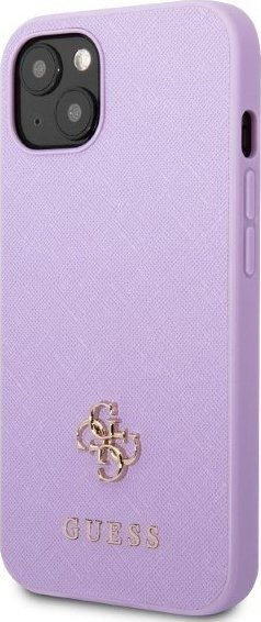 Mbajtëse telefoni Guess Hardcase Saffiano 4G, për iPhone 13 6.1", TPU, lejla
