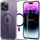 Këllëf telefoni Spigen Ultra Hybrid MagFit për iPhone 14 Pro Max, transparent, lejla e errët