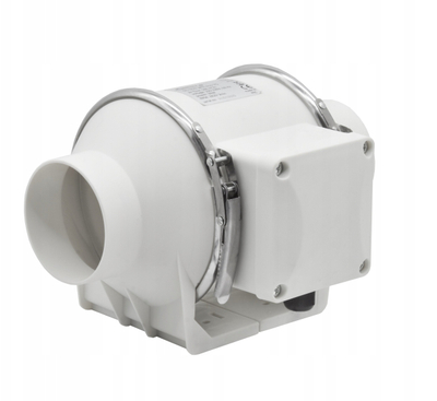 Ventilator kanali airRoxy ARIL 100 ECO, 255 m³/h, 100 mm, gri