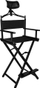 Karrige profesionale grimi MAKE-UP CHAIR, e palosshme, e zezë
