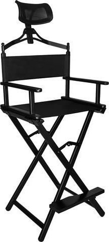 Karrige profesionale grimi MAKE-UP CHAIR, e palosshme, e zezë