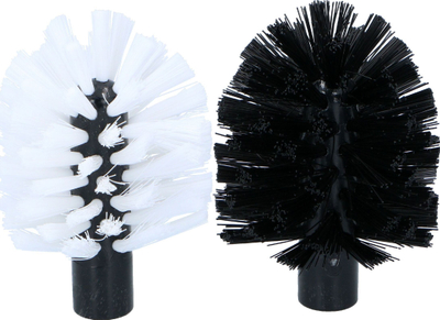 Furçë rrotulluese pastrimi DUNLOP, për felne, dorezë ergonomike, 2 koka furçe