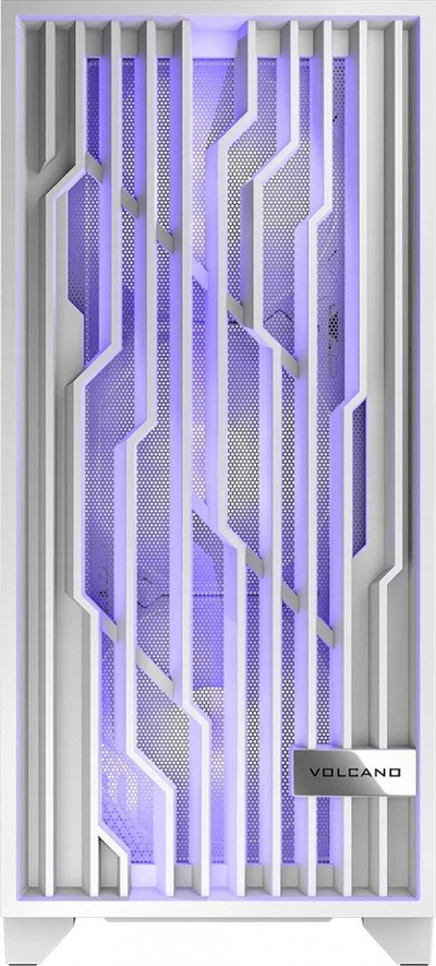 Куќиште за компјутер Modecom Perun Apex ARGB, бело, Midi Tower