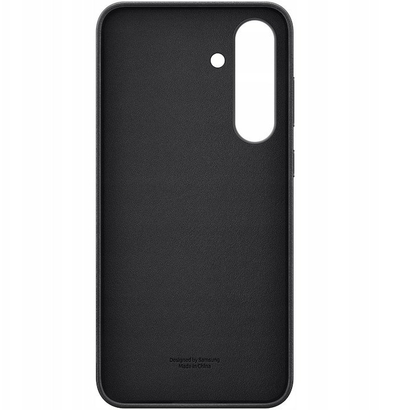 Futrollë Samsung Kindsuit Faux Leather për Galaxy S25 FE, lëkurë sintetike, e zezë