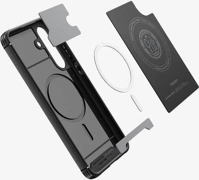 Kapak telefoni Spigen Core Armor për Samsung Galaxy S25 FE, i fortë ndaj goditjeve, i zi