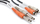 Kabllo audio Hosa CMP, 2x 1/4" TS në 2x RCA, 1m, e zezë