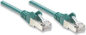Мрежен кабел Intellinet CAT 5e, RJ-45 во RJ-45, 2 m, зелен