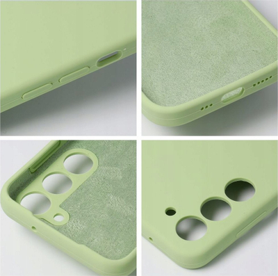 Futera Roar Cloud-Skin për Samsung Galaxy A15 4G A15 5G, e butë, jeshile e çelët
