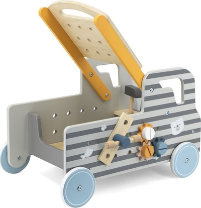 Lodër bankë pune druri PolarB Mobile Workbench, me rrota, me shumë ngjyra