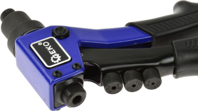 Рачен клештаст заковувач Geko Premium 2.4-4.8mm, професионален, црн
