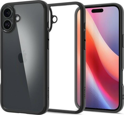 Mbulesë telefoni Spigen Ultra Hybrid, për iPhone 16 Plus, Matte Black