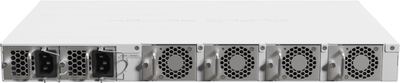 Мрежен свич Mikrotik CRS518-16XS-2XQ-RM, 16x 25G SFP28, 2x 100G QSFP28, бел