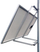Mbajtëse panel diellor 4SUN POLE MOUNTING USP-SUN-340-V2, për panele deri 340W, alumini, e argjendtë