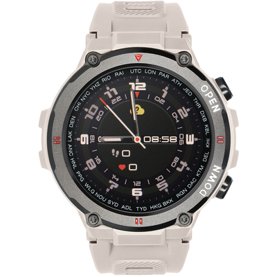 SmartWatch GARETT SPORT TACTIC BEIGE (Waterproof IP67, 1.28" Touch)