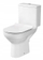 Set WC Cersanit City CleanOn Compact, rezervuar 3/5L, ulëse me mbyllje të butë, e bardhë