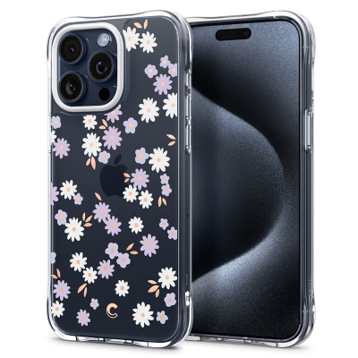 Mbrojtëse për celular iPhone 15 Pro Spigen Cyrill Cecile, transparente