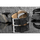 Ora burrash Calvin Klein Gents, 44mm, rrip lëkure, e zezë