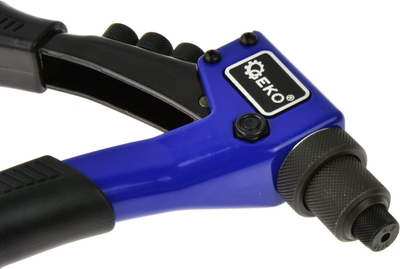 Рачен клештаст заковувач Geko Premium 2.4-4.8mm, професионален, црн