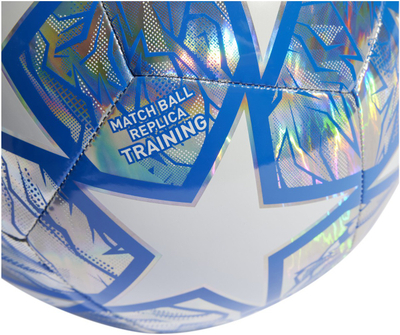 Фудбалска топка адидас UCL Training IN9326, TPU, бела и сребрена