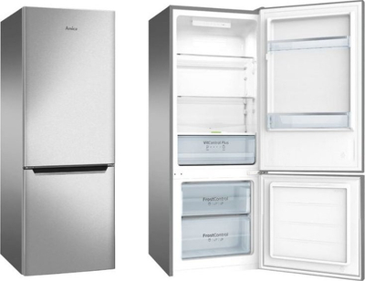 Frigorifer kombinë Amica FK244.4X(E), 205L, inox