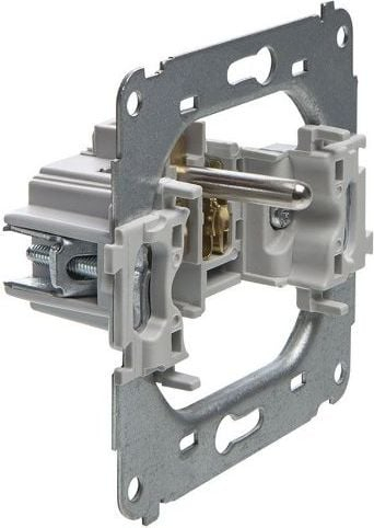 Prizë elektrike Karlik Splashproof Deco 12DGPB-1zd, IP44, me kapak mbrojtës, e zezë mat