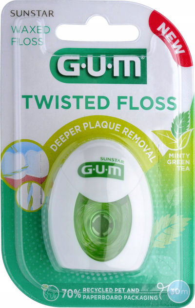 Fill peri dentar GUM Twisted Floss, 30 m
