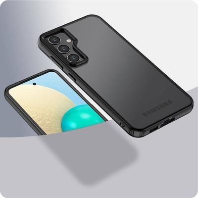 Kapak telefoni Tech-Protect Magmat për Nothing Phone 2a, prej TPU-je dhe polikarbonati, transparent me të zezë