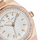 Orë dore për femra Frederic Graff Dumani Rose Gold Steel FXDA, ari rozë