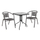 Set tavolinë 3-pjesësh (HM10469), gri