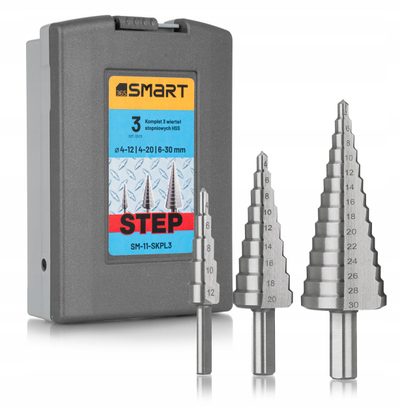 Set stërvitëse graduale Smart365 HSS, 3 copë, 4 30mm, metal plastike