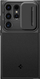 Mbrojtëse telefoni Spigen Optik Armor për Samsung Galaxy S24 Ultra, TPU dhe plastikë e fortë, e zezë