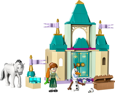 Lodër ndërtimi LEGO Disney 43204 Anna dhe Olaf në kështjellë, set kështjelle, 4+, shumëngjyrëshe