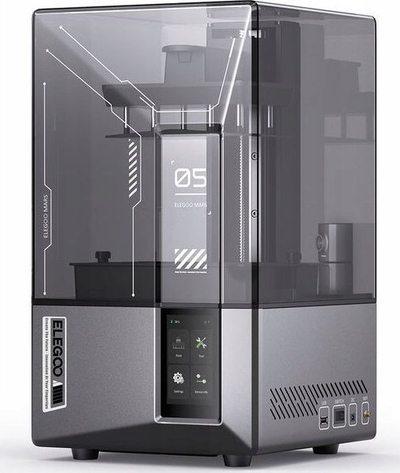 3D печатач Elegoo Mars 5 Ultra, SLA LCD 9K, 18µm, сив